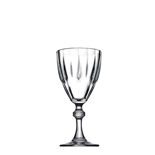 Pasabahce Diamond Large Stemmed Goblet 190cc tempered glass