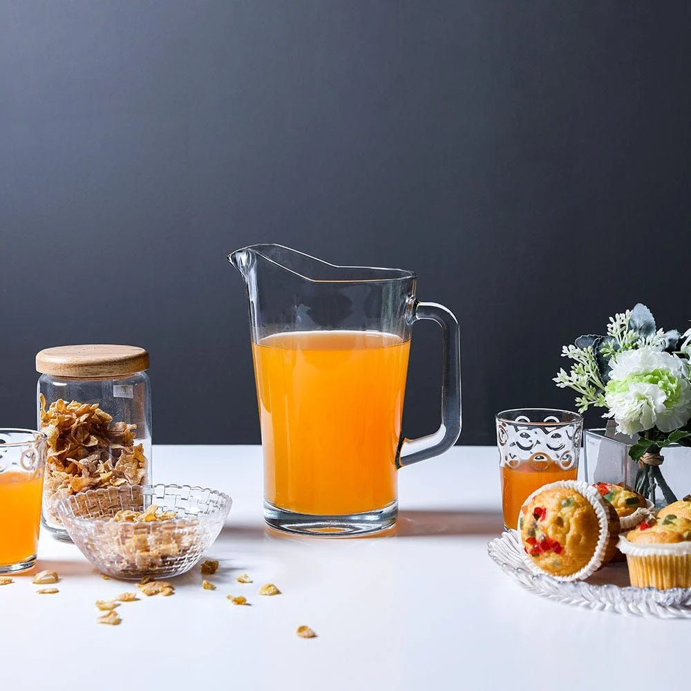 Pasabahce Festival Glass Pitcher & Jug 1800cc - Styled