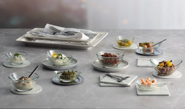 Pasabahce Gastro Boutique Glass Bowl - Styled