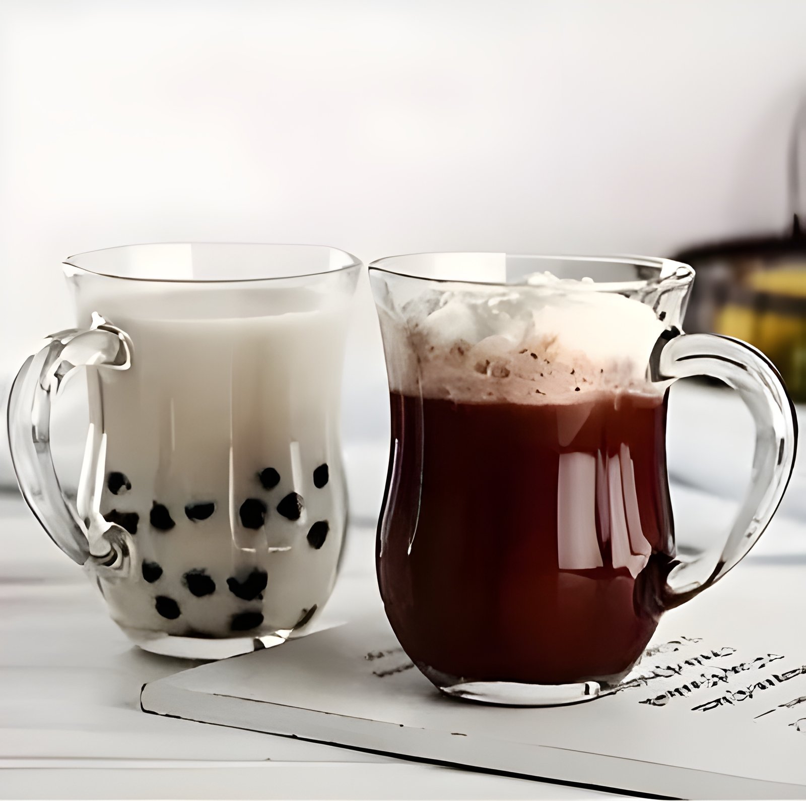 Pasabahce Gourmet Handled Glass Mug 350cc - Styled