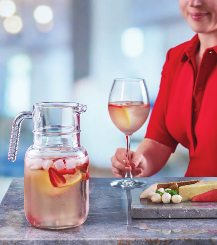 Pasabahce Hoop Glass Pitcher 1500cc - Styled