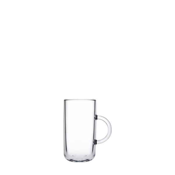 Pasabahce İconic Handled Glass Mug 270cc tempered glass