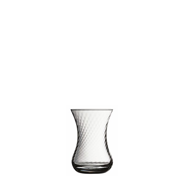 Pasabahce İncebelli Patterned Tea Glass 125cc tempered glass