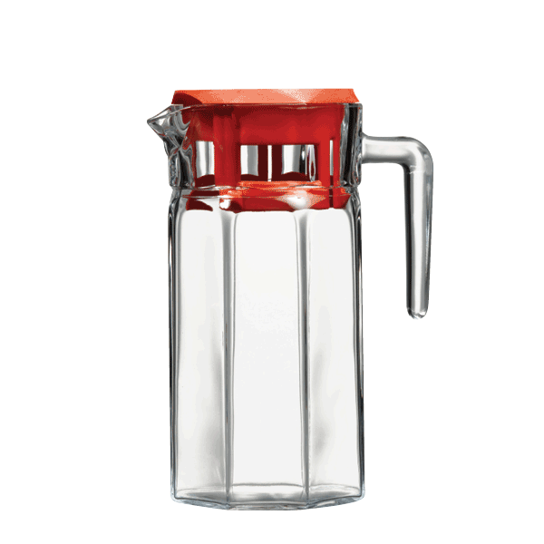 Pasabahce Köşem Glass Pitcher & Jug with Lid 1250cc tempered glass