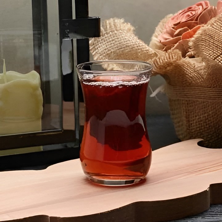 Pasabahce Kandilli Tea Glass 90cc - Styled