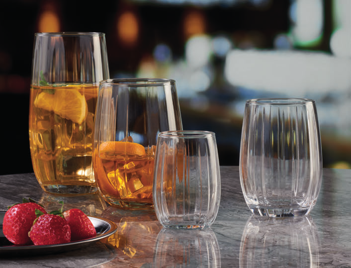 Pasabahce Linka Beverage & Cocktail Glass 380cc - Styled