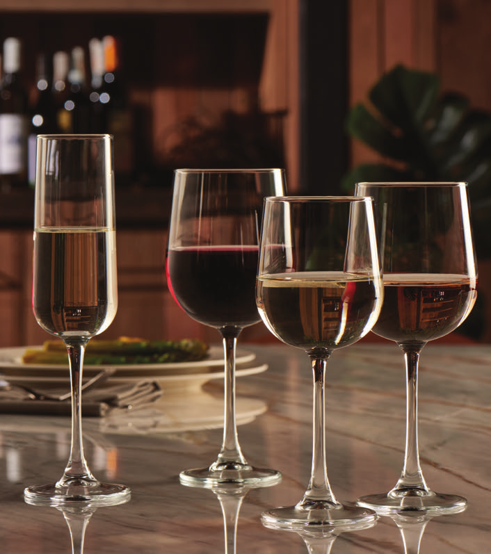 Pasabahce Sidera Flute Glass 220cc - Styled