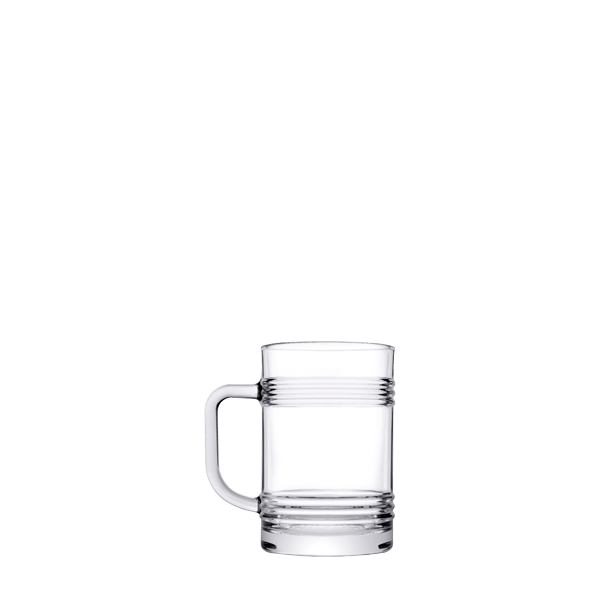 Pasabahce Tin Can Stackable Tumbler 400cc tempered glass