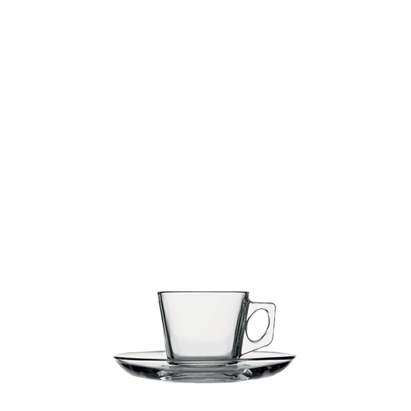 Pasabahce Vela Tea Cup Set 80cc tempered glass