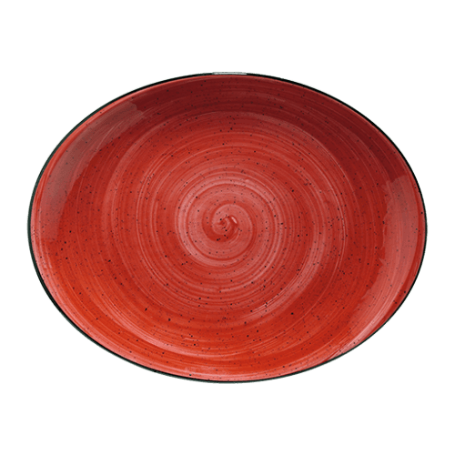 Bonna Passion Moove Oval Plate 31*24 cm 31 cm porcelain tableware