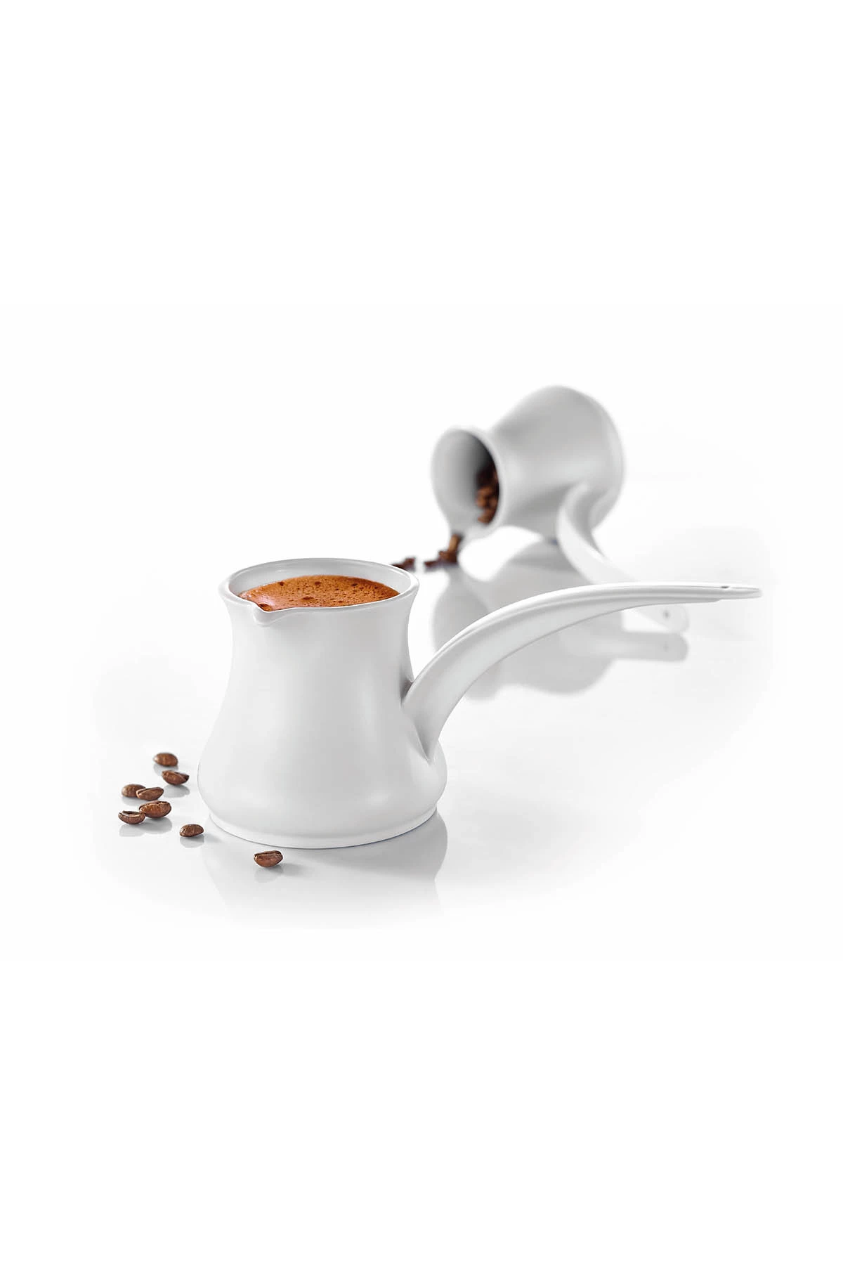 KUTAHYA PORCELAIN PORFLAME 02 NO COFFEE POT 280 cc.WITHOUT DECORATION