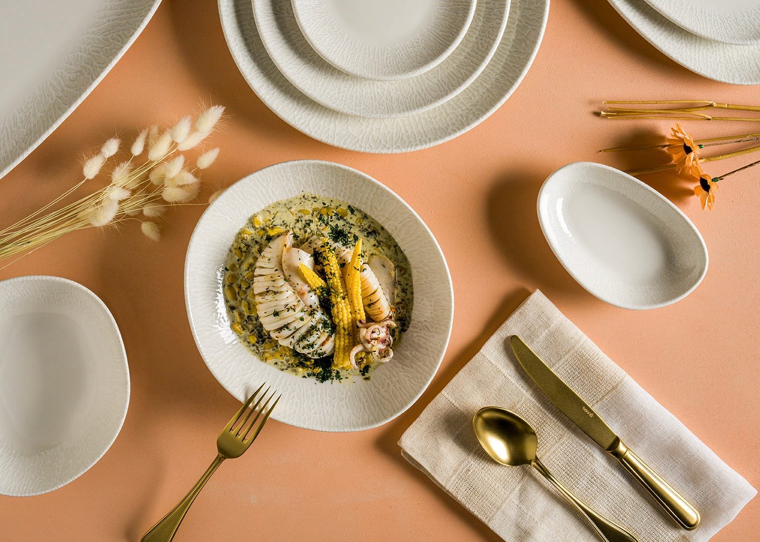 Bonna Radix Vago Flat Plate 29 cm 29 cm porcelain tableware