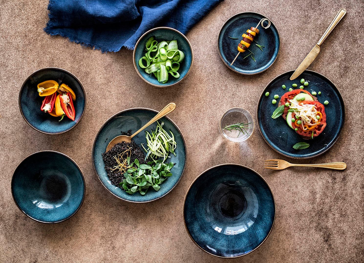 Sphere Ocean Gourmet Coffee Saucer 12 cm - Styled