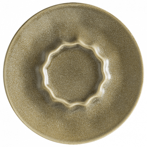 Bonna Terra Raw Coffee Saucer 16 cm 16 cm porcelain tableware