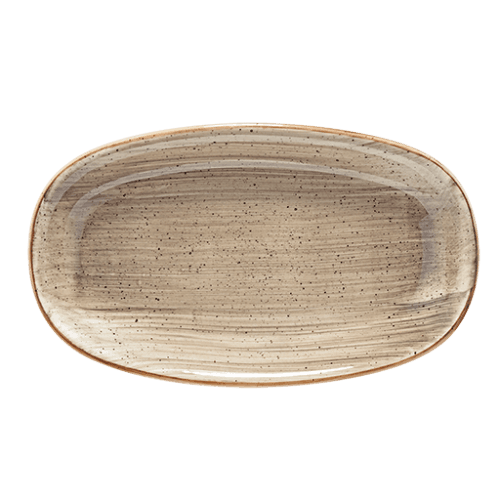 Bonna Terrain Gourmet Oval Plate 24*14 cm  430 cc 24 cm porcelain tableware