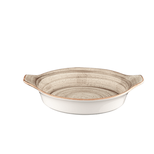 Bonna Terrain Optiva Round Eared Dish 20 cm  800 cc 20 cm porcelain tableware