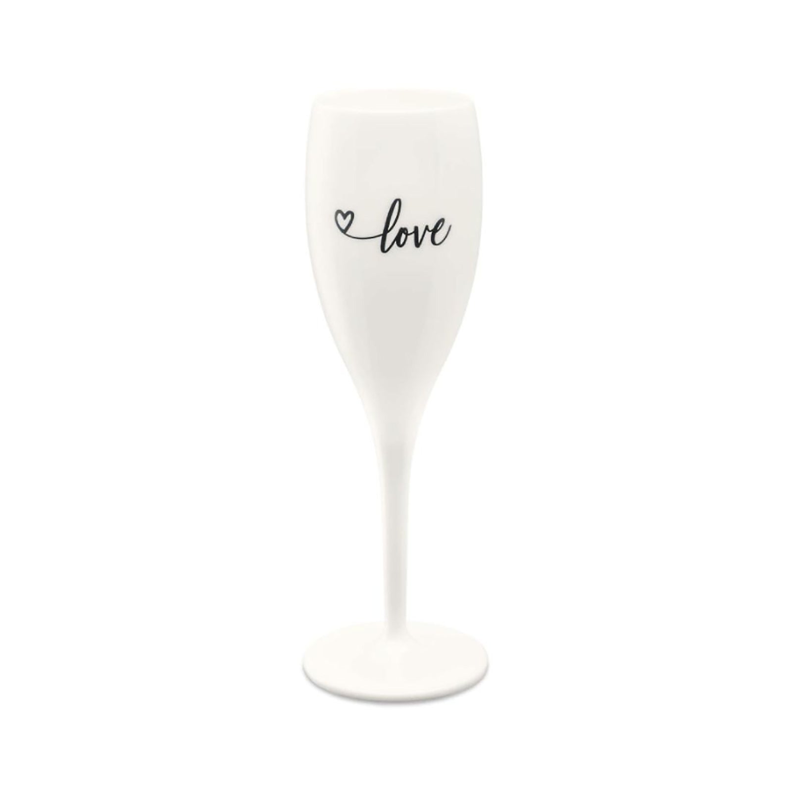 Koziol Superglass Love White Glass 100 ml - Styled