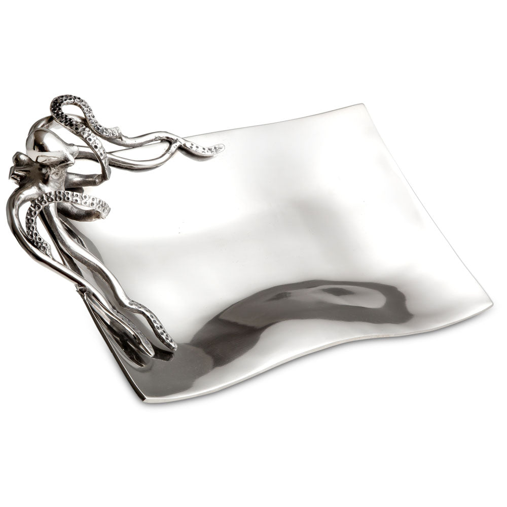 Jumbo Deep Sea Octopus Decorative Presentation Plate - Styled