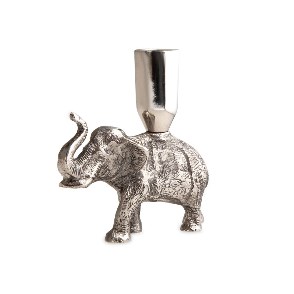 Jumbo Deep Sea Elephant Candlestick - Styled