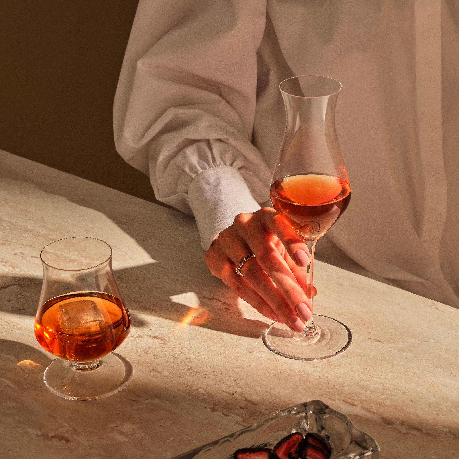 Islands Set of Two Whiskey Glasses - Styled