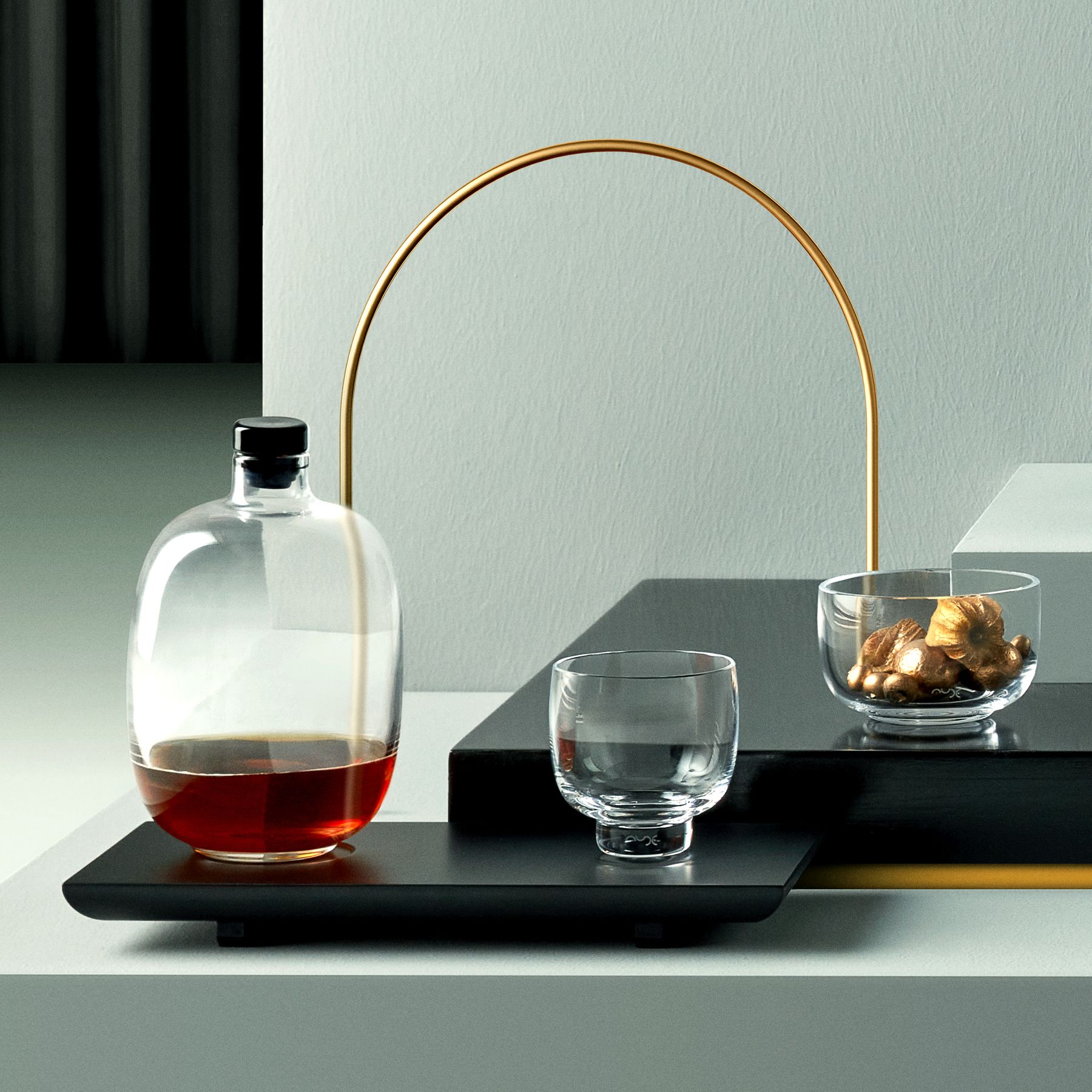 Malt Double Bowl Set - Styled