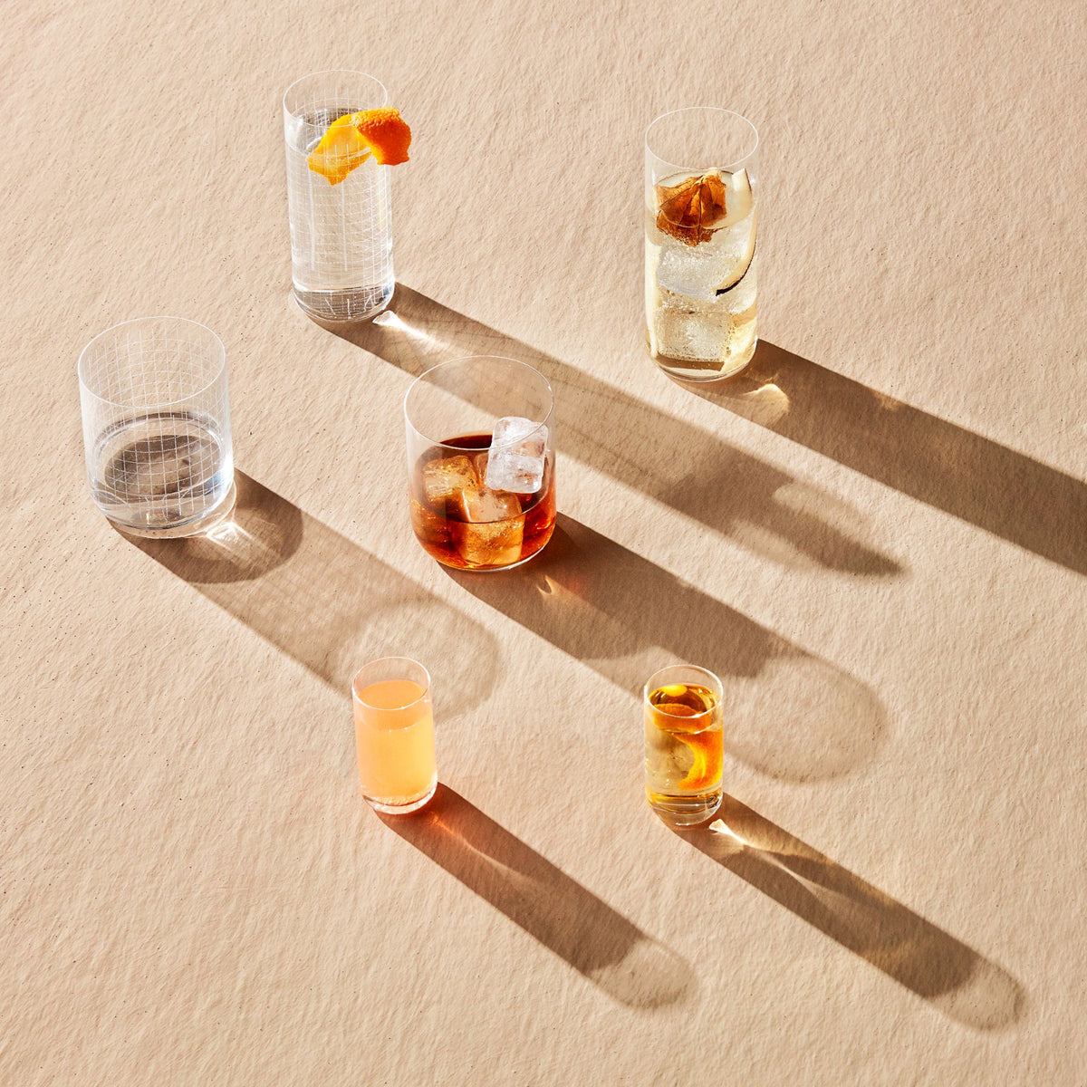 Finesse Set of Four Shot Glasses - Styled