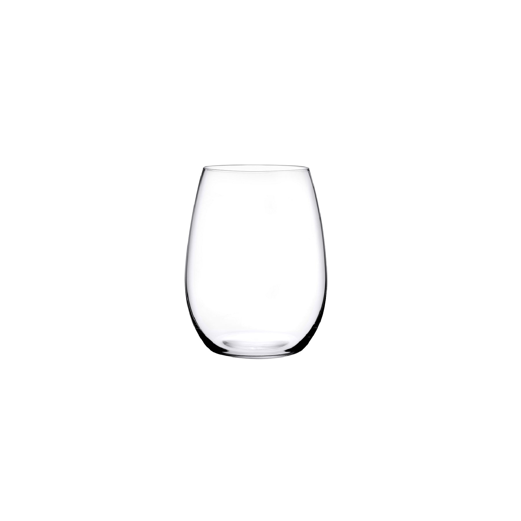 Pure Set of Four Claret Red Wine Glasses - Styled
