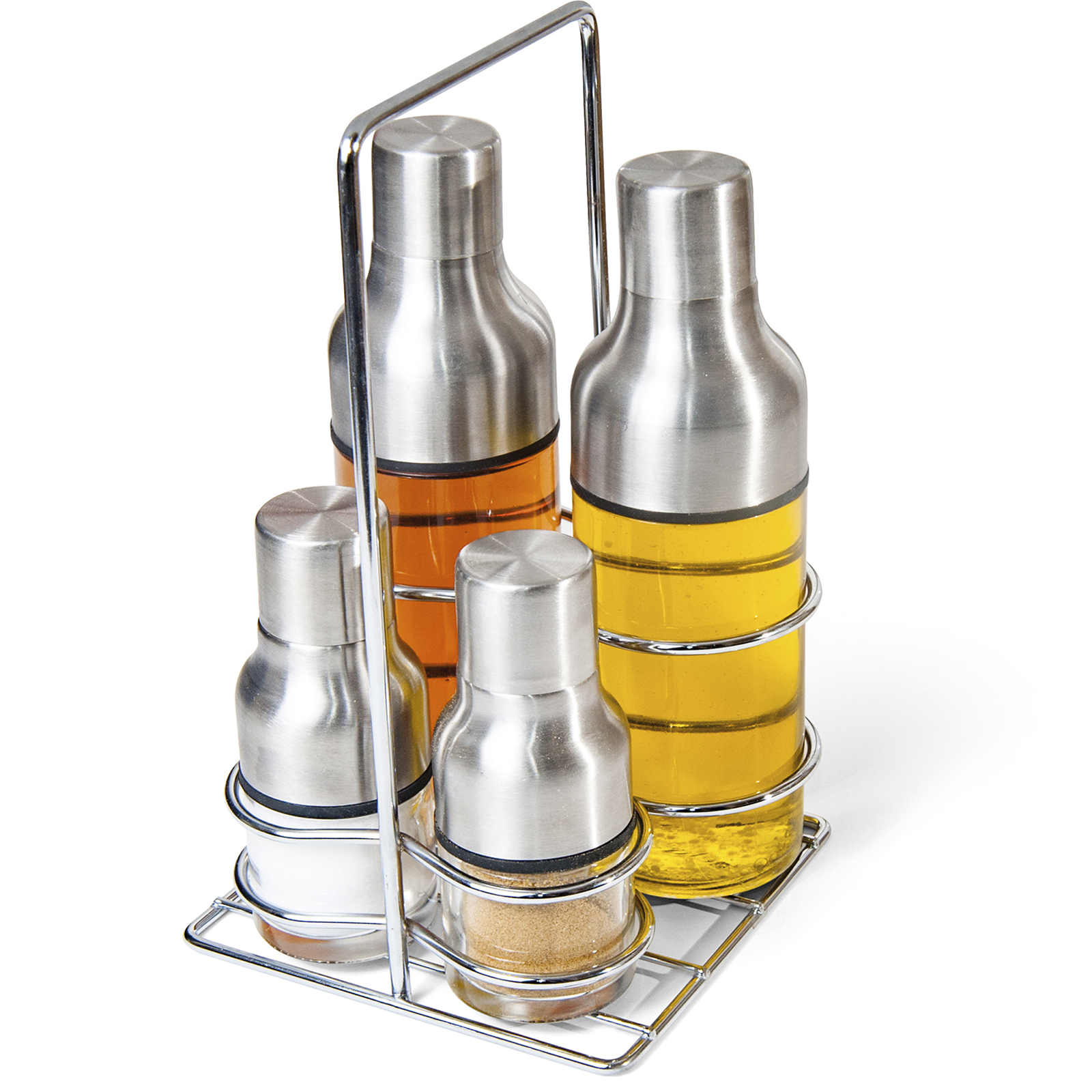 Groovy Wire Stand Quadruple Oil Bottle Set