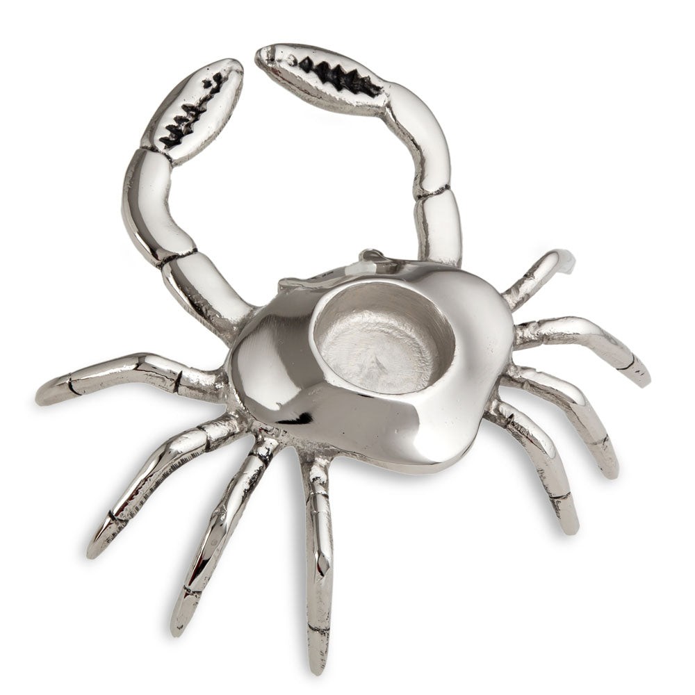Jumbo Deep Sea Crab Candle Holder - Styled