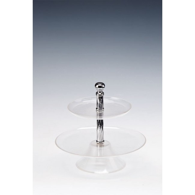 Alkan 2-Tier Acrylic Display Stand Acrylic for hospitality & OS&E