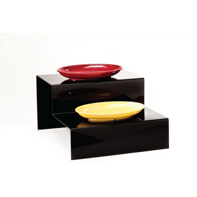 Alkan 2-Tier Acrylic Ladder Display Stand Acrylic for hospitality & OS&E