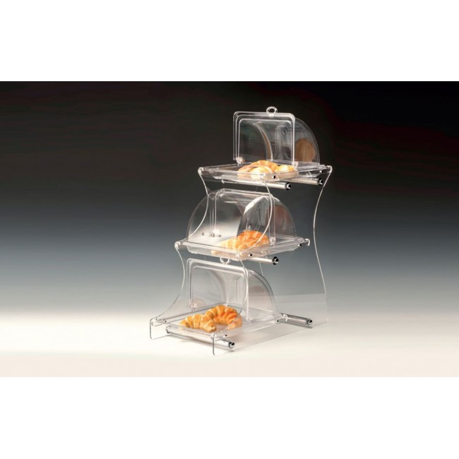 Alkan 2-Tier Buffet Stand with Lid for hospitality & OS&E