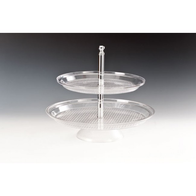 Alkan 2-Tier Polycarbonate Display Stand Polycarbonate for hospitality & OS&E
