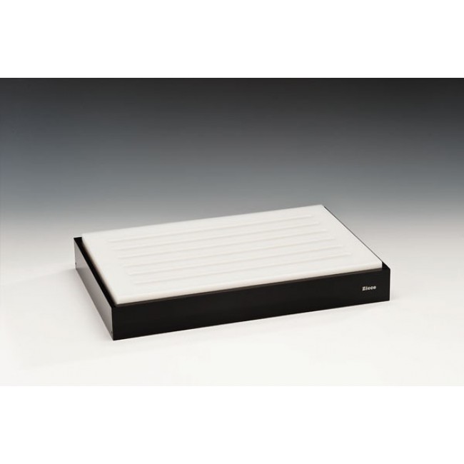 Alkan Acrylic Bread Board with Crumb Catcher - White Acrylic for hospitality & OS&E