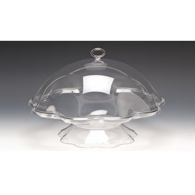Alkan Acrylic Covered Fruit Bowl / Cake Stand 39cm Acrylic for hospitality & OS&E