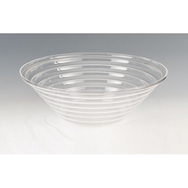 Alkan Acrylic "Cracked Ice" Display Bowl 34cm Acrylic for hospitality & OS&E