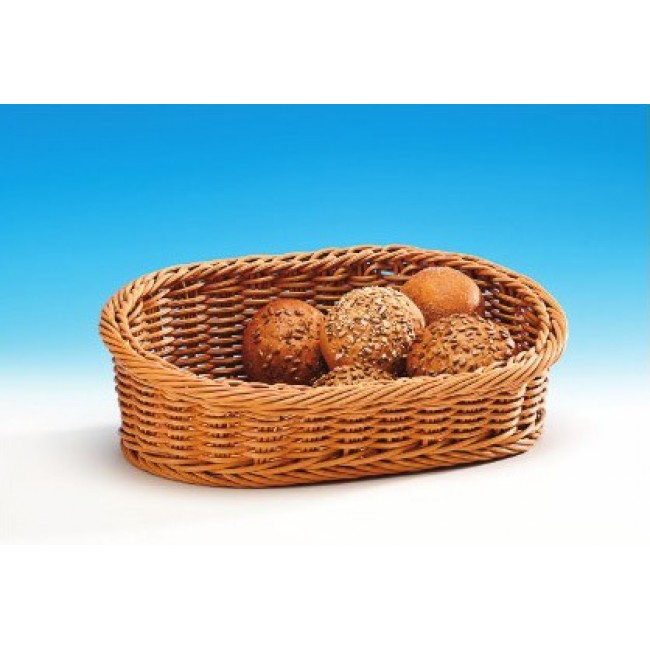 Alkan Angled Woven Plastic Display Basket 30x45cm Woven Plastic for hospitality & OS&E