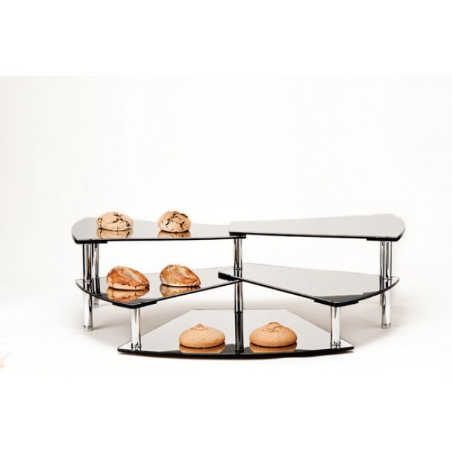 Alkan "Bow Tie" Mirrored Display Stand for hospitality & OS&E