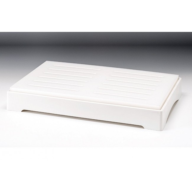 Alkan Bread Cutting Board with Black Polycarbonate Base Polycarbonate for hospitality & OS&E