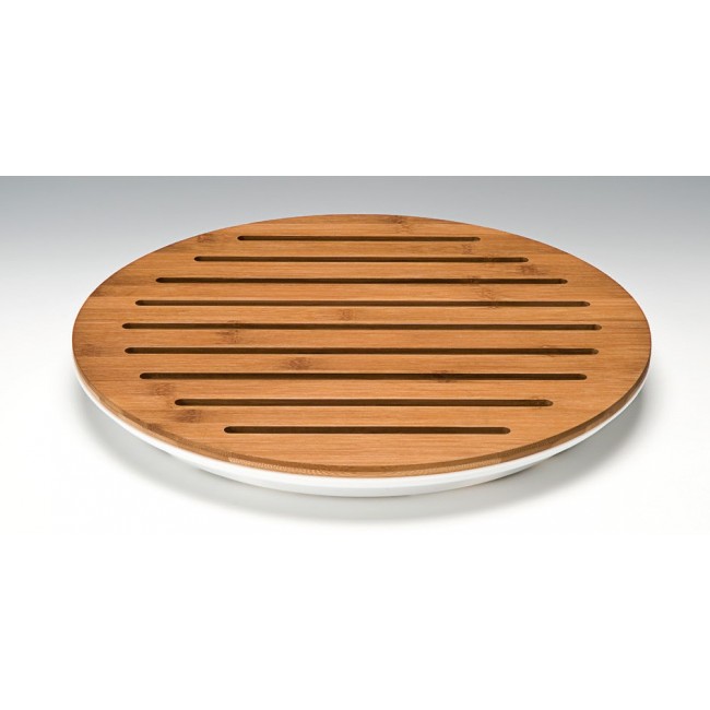 Alkan Bread Cutting Board with Black Polycarbonate Base 42 cm Polycarbonate for hospitality & OS&E