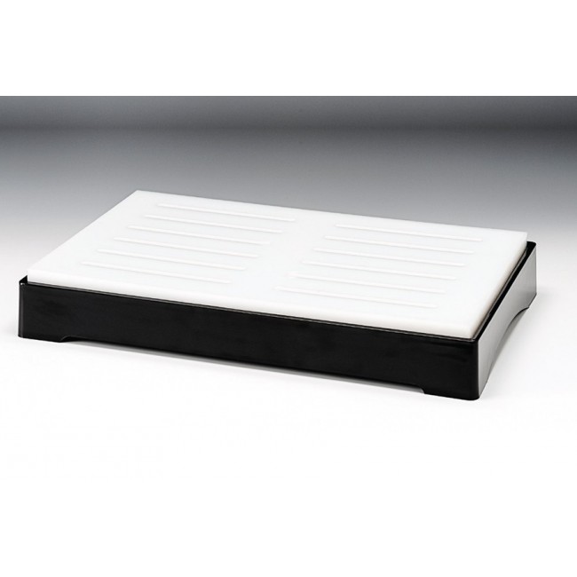 Alkan Bread Cutting Board with White Polycarbonate Base Polycarbonate for hospitality & OS&E