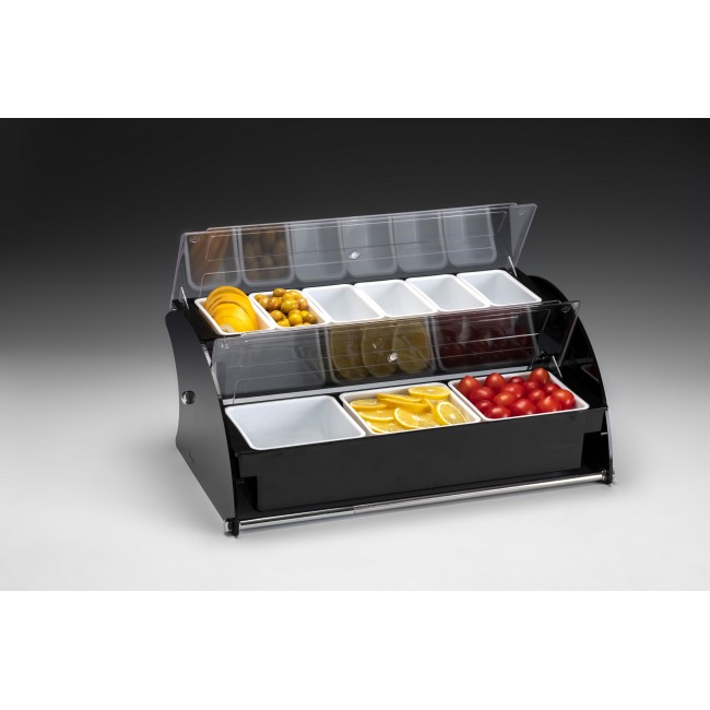 Alkan Buffet Riser with Polycarbonate Tray Polycarbonate for hospitality & OS&E