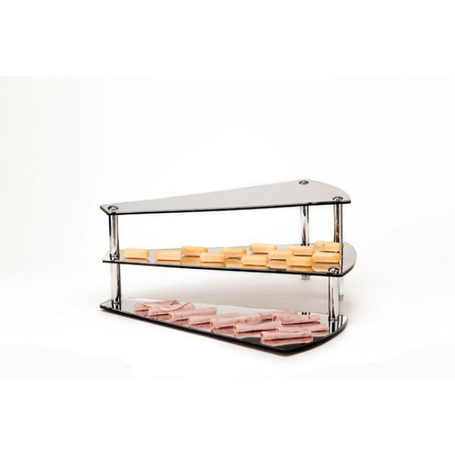 Alkan "Captain" Mirrored Display Stand for hospitality & OS&E