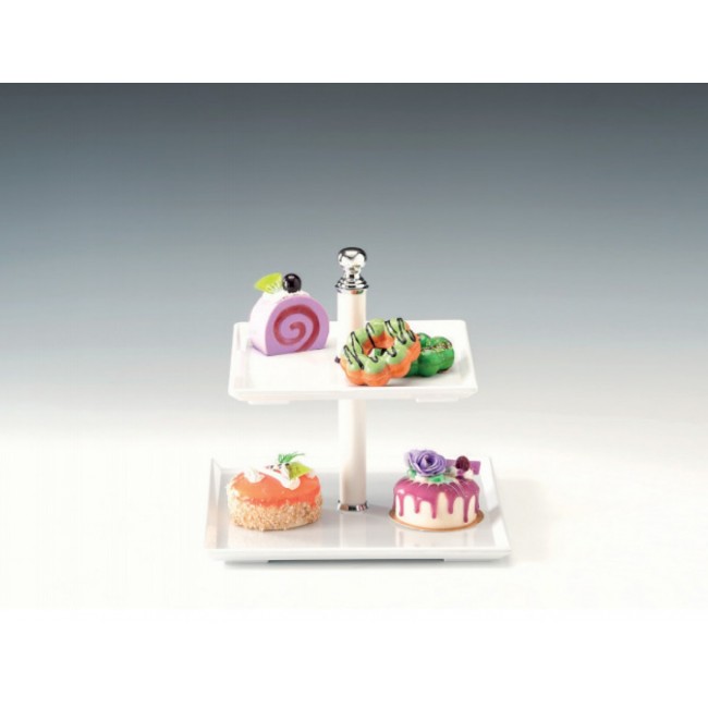 Alkan Countertop Triple Cereal Dispenser for hospitality & OS&E