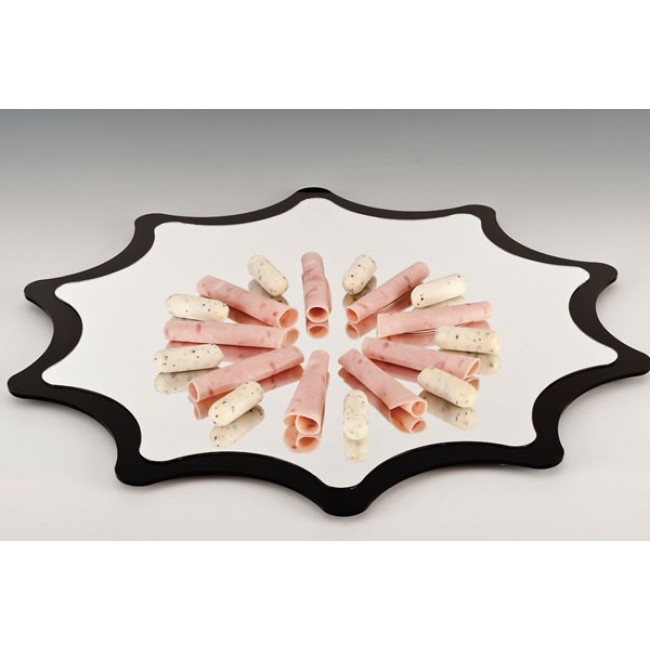 Alkan Daisy-Shaped Mirrored Display Stand 60cm for hospitality & OS&E