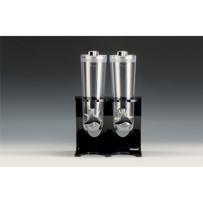 Alkan Double Cereal Dispenser - White for hospitality & OS&E