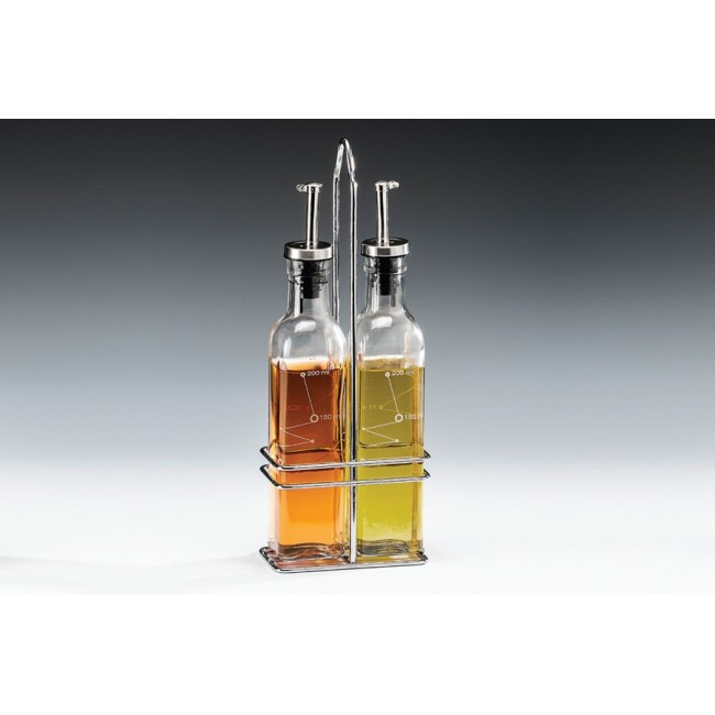 Alkan Glass Oil or Vinegar Cruet 250ml Glass for hospitality & OS&E