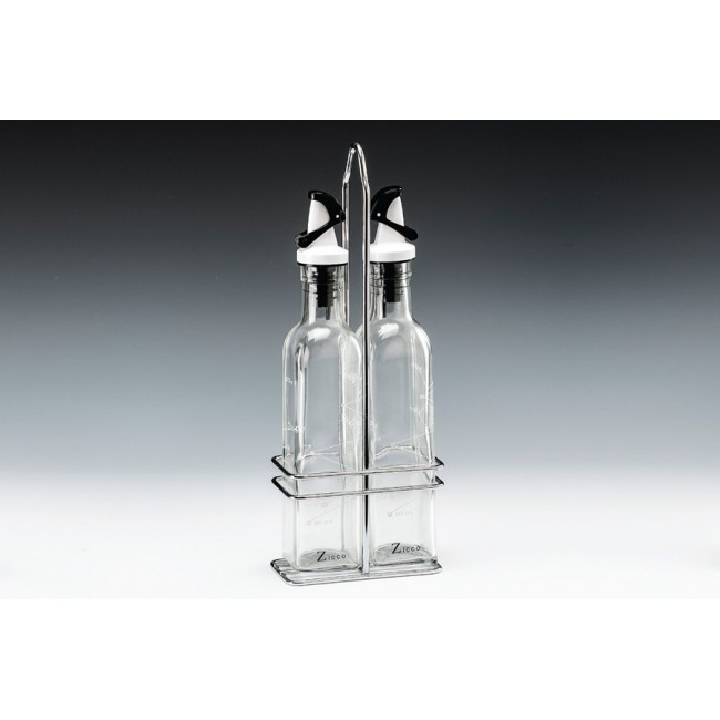 Alkan Glass Oil or Vinegar Cruet - Tall 250ml Glass for hospitality & OS&E
