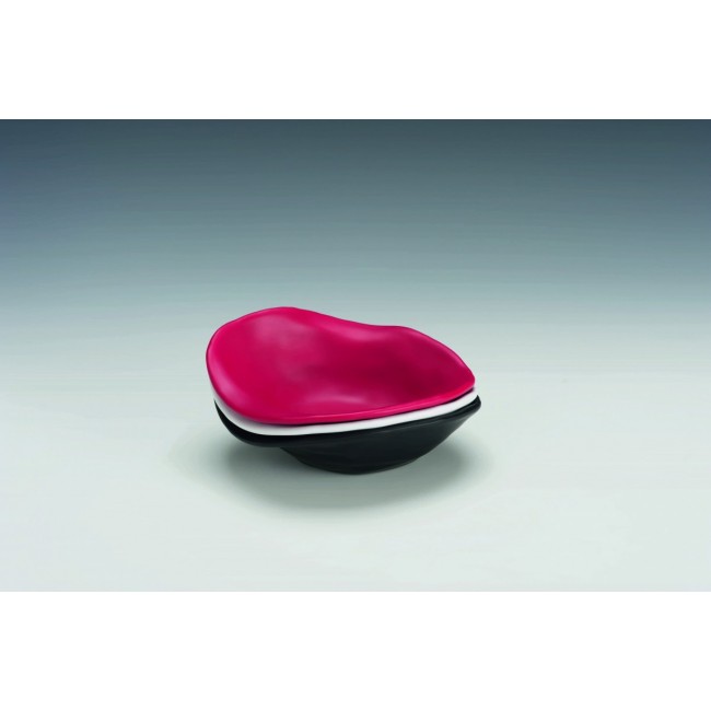 Alkan Matte Black Melamine Angled Platter 19x23cm Melamine for hospitality & OS&E