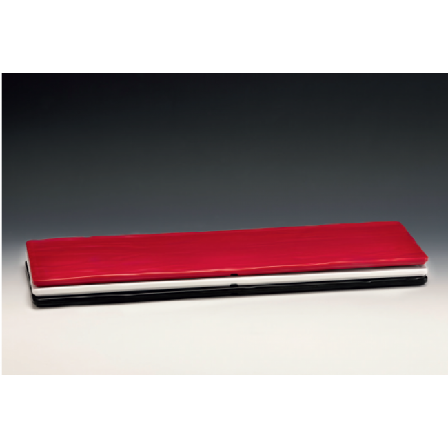 Alkan Matte Black Melamine Display Platter 19x64.5cm Melamine for hospitality & OS&E